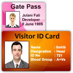 Visitor ID Card Design